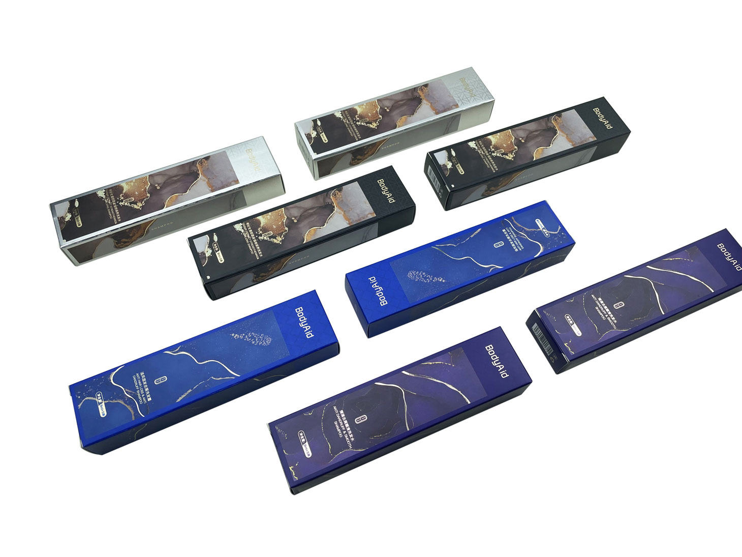 Cosmetic packaging box printing